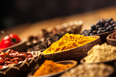 Fresh spices with The Gulshan Brasserie